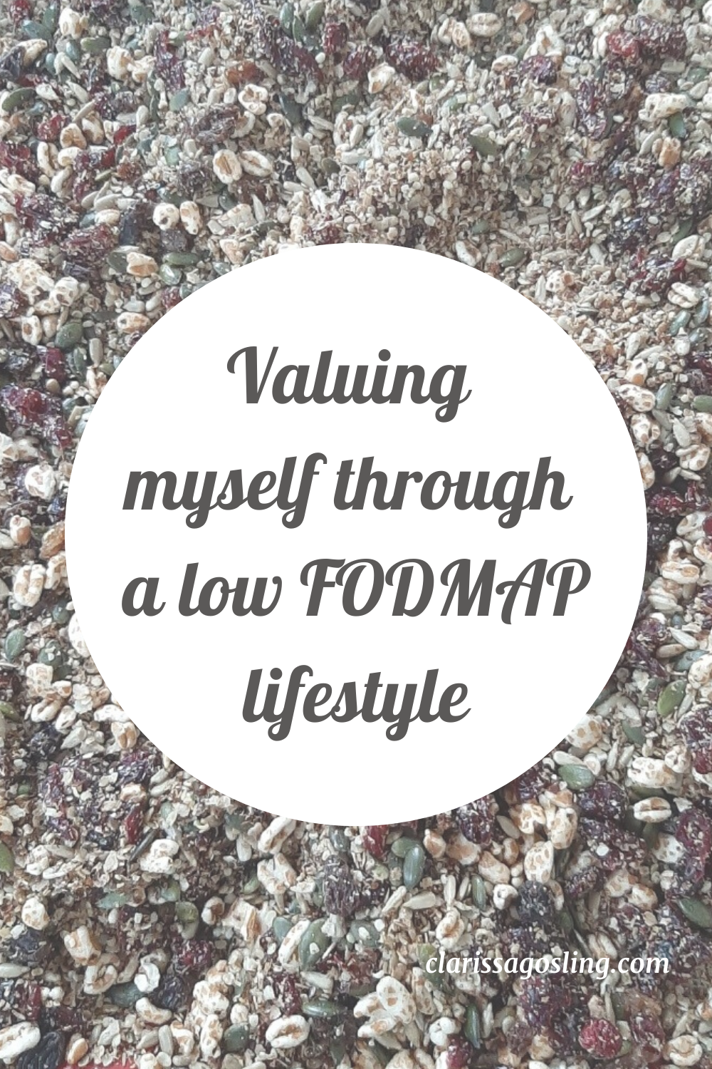 Valuing myself through a low FODMAP lifestyle