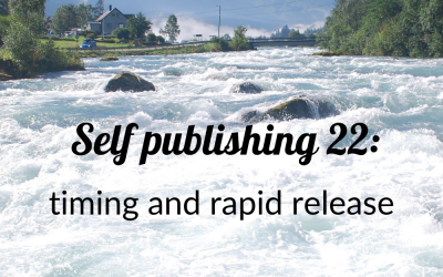 Self publishing 22: timing & rapid release