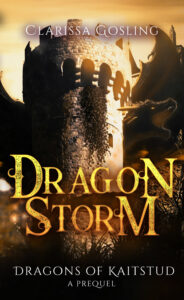 Book cover for Dragon Storm by Clarissa Gosling