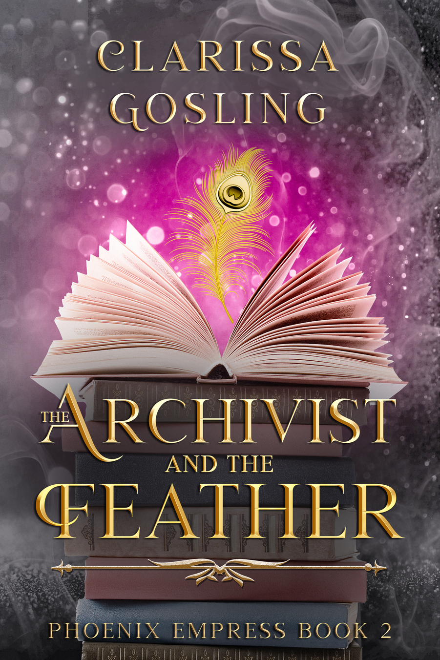 Cover image for The Archivist and the Feather by Clarissa Gosling